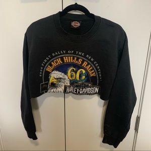 HARLEY DAVIDSON CROPPED SWEATER